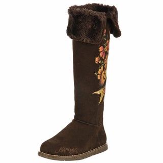 Ed Hardy Women's 'Himalaya 2' Faux Fur High Boots FINAL SALE Ed Hardy Boots