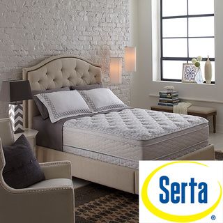 Serta Perfect Sleeper Bristol Way Supreme Gel Euro Top Queen size Mattress and Foundation Set Serta Mattresses