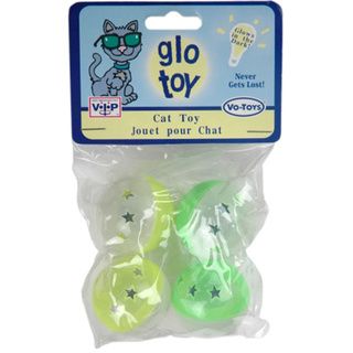 Vo Toy Cat Glo Toy Glow in the Dark Balls (4 pack) Votoy Pet Toys