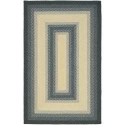 Hand woven Reversible Multicolor Braided Rug (8' x 10') Safavieh 7x9   10x14 Rugs