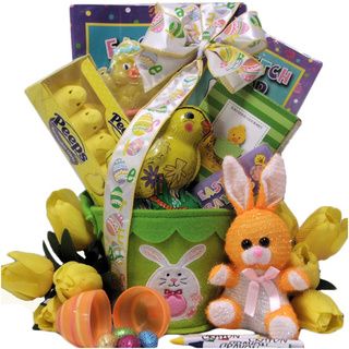 Bunnies, Birds, Chicks Oh My Toddler Easter Basket Gourmet Food Baskets