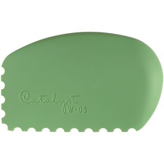 Catalyst Silicone Wedge Tool Green W 03 Princeton Art & Brush Stencil & Utility Brushes