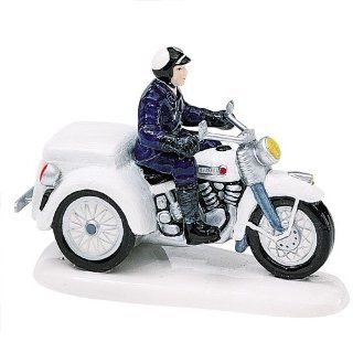Dept 56 Patrolling the Road Harley Davidson   Collectible Building Accessories