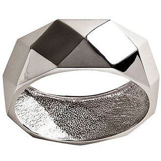 NEXTE Jewelry Silvertone Octant Spherical Fashion Bangle NEXTE Jewelry Gold Overlay Bracelets