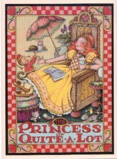 Mary Engelbreit Princess Of Quite A Lot 1994 Greeting Card 5x7 with Envelope Health & Personal Care