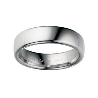 Platinum 6.5mm Euro Comfort Fit Wedding Band Ring (Sizes 8 1/2 to 13). BENCHM Jewelry