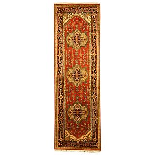 EORC Hand knotted Wool Serapi Rug (2'6 x 12' Runner) EORC Runner Rugs