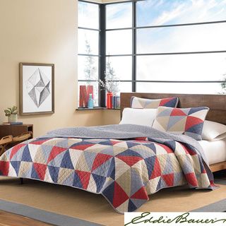 Eddie Bauer Chelan Cotton Reversible 3 piece Quilt Set Eddie Bauer Quilts