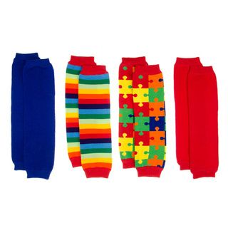 Autism Awareness Baby Leg Warmers (Set of 4) Crummy Bunny Boys' Accessories
