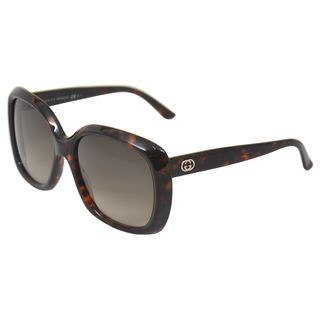 Gucci Women's 'Gucci 3612/S TVDHA' Havana Brown Fashion Sunglasses Gucci Fashion Sunglasses