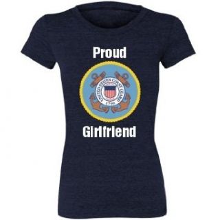 Proud Coast Guard Gf Junior Fit Bella Triblend T Shirt Novelty T Shirts Clothing