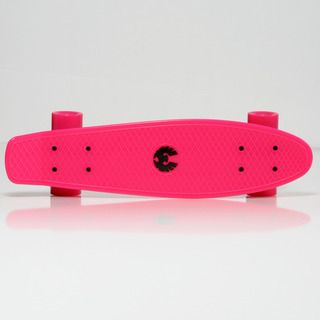 Rekon Banana Board Cruiser Complete Skateboard in Neon Pink (22.5 x 6) Rekon Skateboards