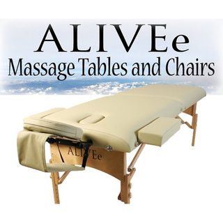 ALIVEe Signature II Cream Light MassageTable Deluxe ALIVEe Massage Table and Chairs Massage Tables