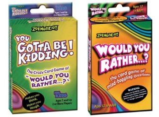 Would You Rather/You Gotta Be Kidding Card Game (Fun Pack) Toys & Games