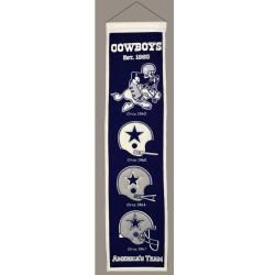 Dallas Cowboys Wool Heritage Banner NFL Football