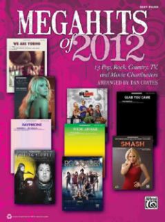 Megahits of 2012 13 Pop, Rock, Country, TV, and Movie Chartbusters Easy Piano (Paperback) Music