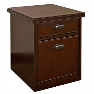 Kathy Ireland Home by Martin Tribeca Loft 2 Drawer Mobile Lateral Wood File Cabinet in Cherry   TLC202