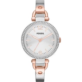 Fossil Women's Georgia Two Tone Watch Fossil Women's Fossil Watches