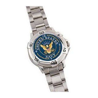 Chrome ''Navy'' Logo Watch Watches