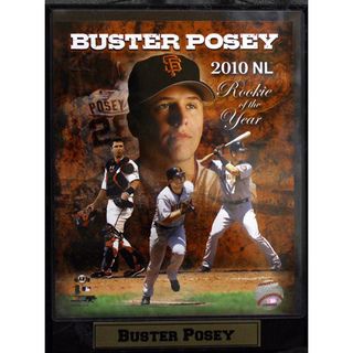 Buster Posey 2010 Rookie of the Year 9x12 inch Composite Photo Plaque Baseball