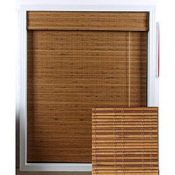 Tuscan Bamboo Roman Window Shade (28 in. x 98 in.) Safe er Grip Blinds & Shades
