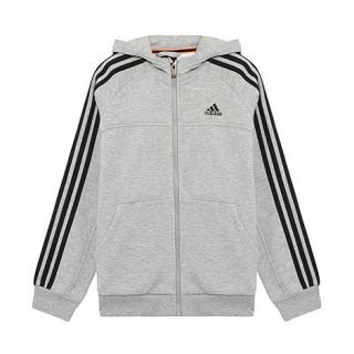 Adidas Adidas Childrens grey fleece lined hoodie