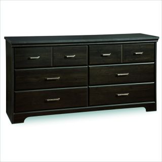 South Shore Versa Double Dresser in Black Ebony   3177010
