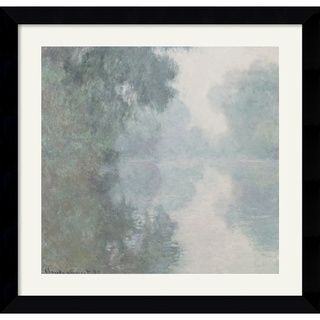 Claude Monet 'The Seine at Giverny, Morning Mists, 1897 ' Framed Art Print Prints