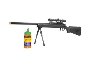 CYMA ZM51 Bolt Action Spring Powered Airsoft Sniper Rifle w/ Scope & BiPod  Airsoft Guns Snipers  Sports & Outdoors