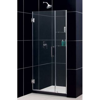 DreamLine Unidoor 39 43x72 inch Frameless Hinged Shower Door DreamLine Shower Doors