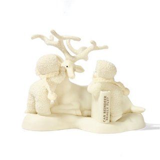 Department 56 Snowbabies Classic Can Reindeer Really Fly?   Holiday Figurines