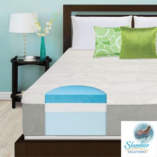 Slumber Solutions Choose Your Comfort 14 inch Queen size Gel Memory Foam Mattress Slumber Solutions Mattresses