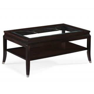 Lakefield Collection Wood Rectangular Cocktail Table Magnussen Home Furnishings Coffee, Sofa & End Tables
