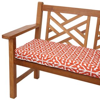 Dossett Orange 48 inch Indoor/ Outdoor Corded Bench Cushion Outdoor Cushions & Pillows