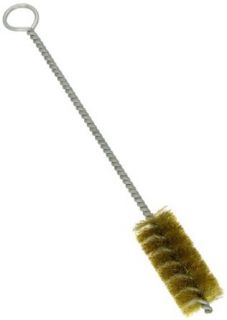 Brush Research 84 Ring Handle Tube Brush, Brass, 1 1/4" Diameter x 12" Overall Length (Pack of 1) Abrasive Brushes