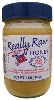 Really Raw Honey 1 lb Jar  Grocery & Gourmet Food