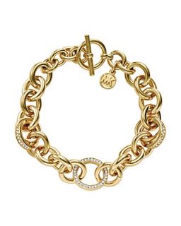 Michael Kors Pave Ring Toggle Bracelet's