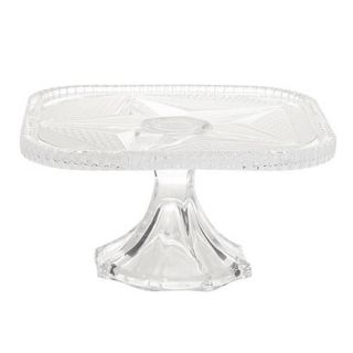 At home with Ashley Thomas Glass small square cake stand