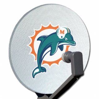 Siskiyou Miami Dolphins Satellite Dish Cover  Sports Related Collectibles  Sports & Outdoors