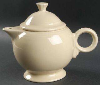 Homer Laughlin  Fiesta Ivory (Newer) Teapot & Lid, Fine China Dinnerware   All I