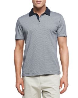 Mens Boyd Polo in Census Stripe, Eclipse   Theory   Eclipse (XX LARGE)