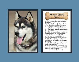Dog Rules Siberian Husky Wall Decor Pet Saying Dog Saying   Decorative Plaques