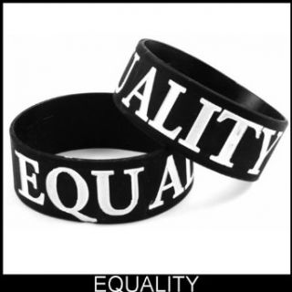 Equality Designer Rubber Saying Bracelet #62 Clothing