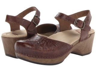 Dansko Sam Womens 1 2 inch heel Shoes (Brown)