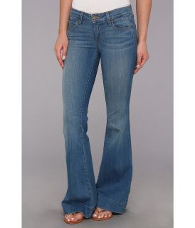 Paige Petite Fiona Flare in Harrison Womens Jeans (Blue)