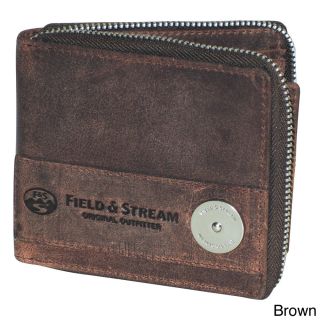 Field   Stream Ogden Zip Around Billfold Travel Wallet