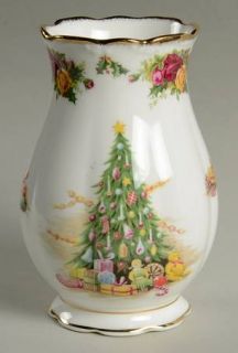 Royal Albert Christmas Magic Vase, Fine China Dinnerware   Christmas Tree Ctr  P