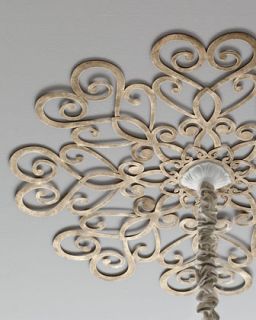 Scrolled Ceiling Medallion   Gold
