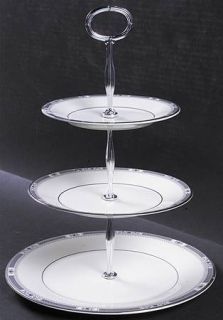 Royal Doulton Melissa 3 Tiered Serving Tray (DP, SP, BB), Fine China Dinnerware