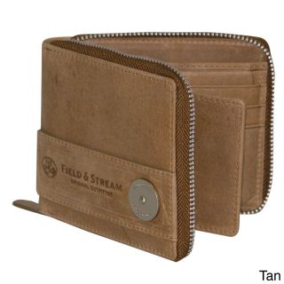 Field   Stream Ogden Zip Around Billfold Travel Wallet